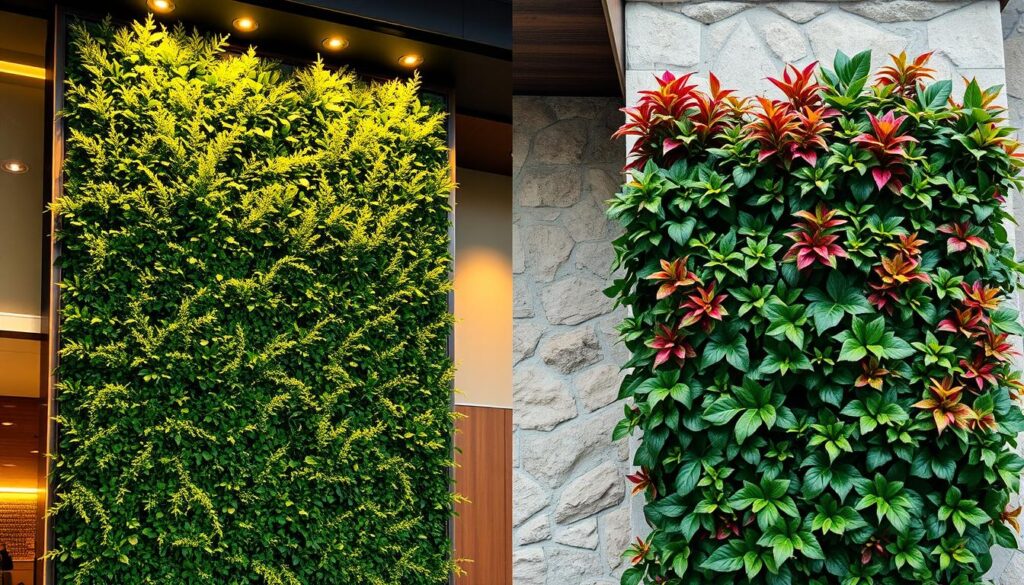 Artificial Green Wall Comparison