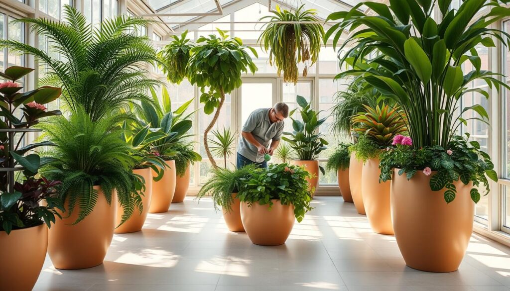 Large Indoor Planters Maintenance