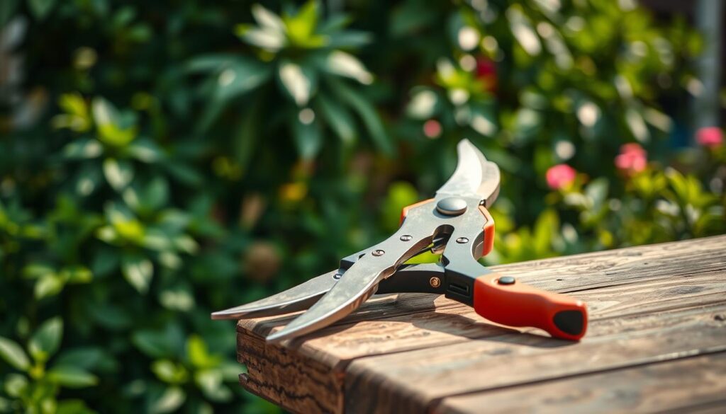 Pruning Shears and Loppers in Garden