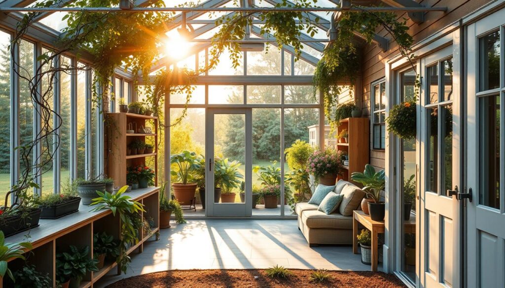 attached greenhouse ideas