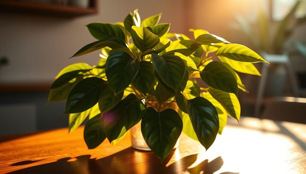 ficus plant lighting