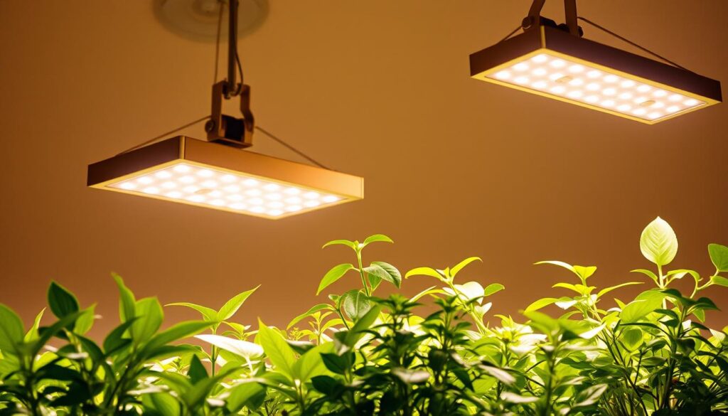 adjustable-spectrum grow lights