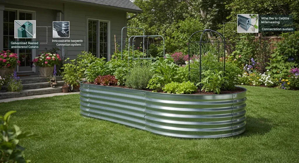 metal raised garden beds