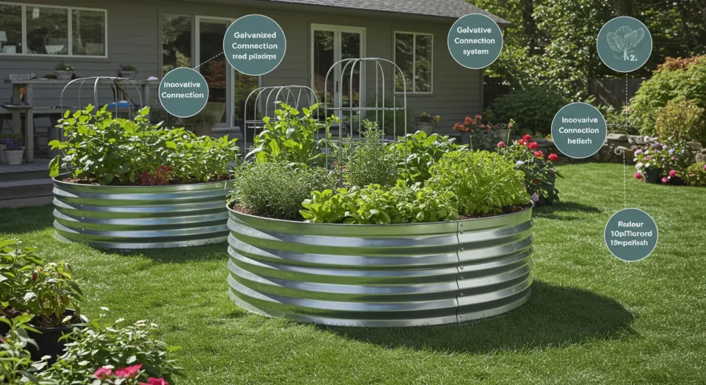 metal raised garden beds