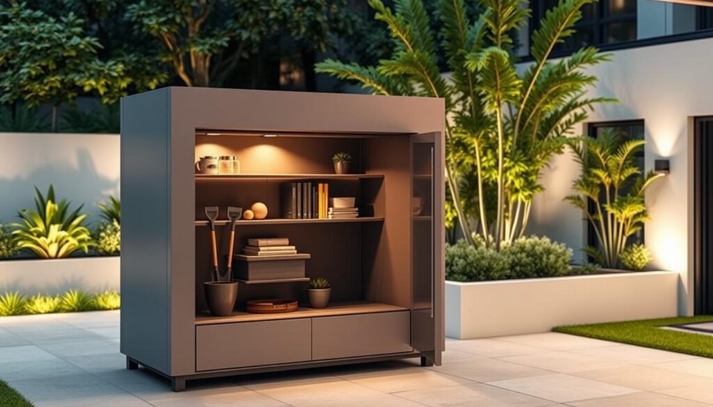 modern outdoor storage