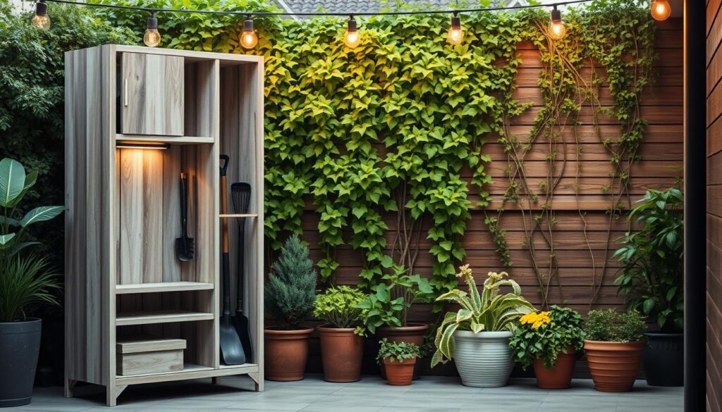 modern outdoor storage design